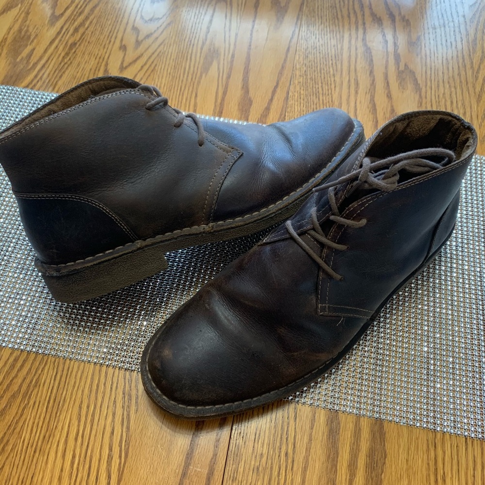Dockers Desert Boots Brown Leather Mens size 12